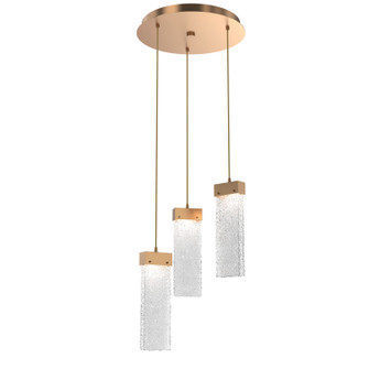 Parallel LED Pendant in Novel Brass (404|CHB0042-03-NB-CR-C01-L1)