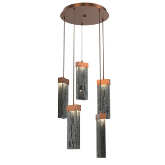 Parallel LED Pendant in Burnished Bronze (404|CHB0042-05-BB-SG-C01-L1)