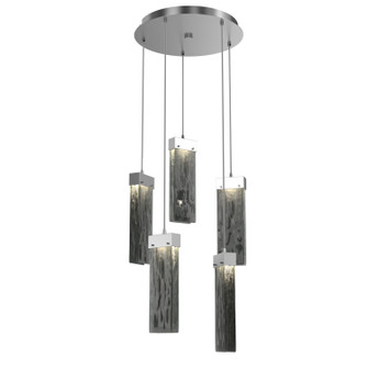 Parallel LED Pendant in Classic Silver (404|CHB0042-05-CS-SG-C01-L1)