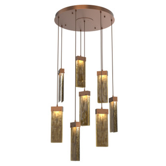 Parallel LED Pendant in Burnished Bronze (404|CHB0042-08-BB-BG-C01-L3)