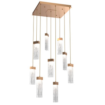 Parallel LED Pendant in Novel Brass (404|CHB0042-09-NB-CG-C01-L1)