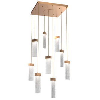 Parallel LED Pendant in Novel Brass (404|CHB0042-09-NB-CR-C01-L3)