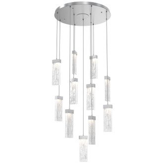 Parallel LED Pendant in Classic Silver (404|CHB0042-11-CS-CG-C01-L3)