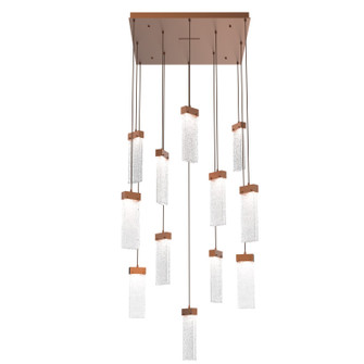 Parallel LED Pendant in Burnished Bronze (404|CHB0042-12-BB-CR-C01-L1)