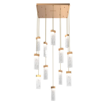 Parallel LED Pendant in Novel Brass (404|CHB0042-12-NB-CG-C01-L1)