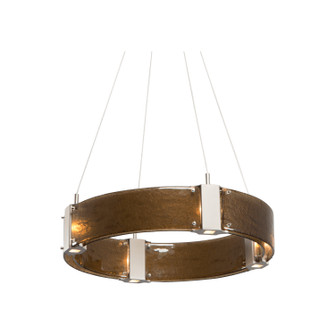 Parallel LED Chandelier in Burnished Bronze (404|CHB0042-24-BB-SG-CA1-L1)