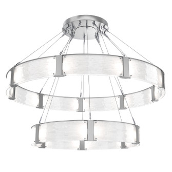 Parallel LED Chandelier in Classic Silver (404|CHB0042-2C-CS-CG-CA1-L1)