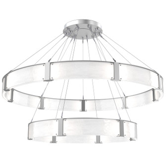 Parallel LED Chandelier in Classic Silver (404|CHB0042-2D-CS-CG-CA1-L3)