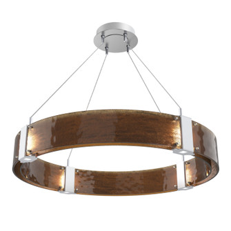 Parallel LED Chandelier in Classic Silver (404|CHB0042-33-CS-BG-CA1-L3)