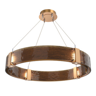 Parallel LED Chandelier in Novel Brass (404|CHB0042-33-NB-BG-CA1-L1)