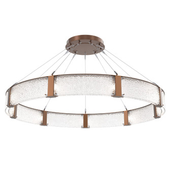 Parallel LED Chandelier in Burnished Bronze (404|CHB0042-60-BB-CR-CA1-L3)