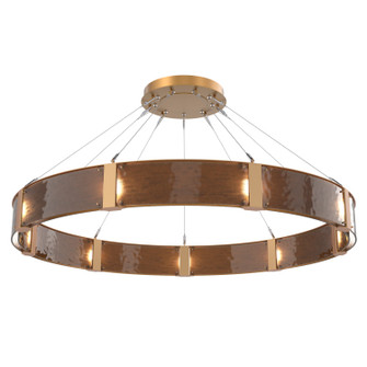 Parallel LED Chandelier in Novel Brass (404|CHB0042-60-NB-BG-CA1-L3)