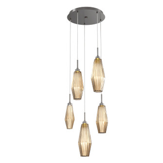 Aalto LED Pendant in Graphite (404|CHB0049-05-GP-RB-C01-L1)