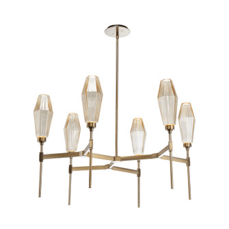 Aalto LED Chandelier in Burnished Bronze (404|CHB0049-37-BB-RS-001-L3)