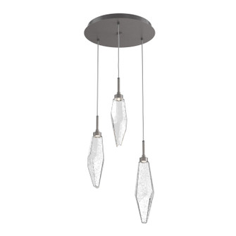 Rock Crystal LED Pendant in Graphite (404|CHB0050-03-GP-CC-C01-L1)