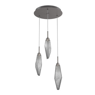 Rock Crystal LED Pendant in Graphite (404|CHB0050-03-GP-CS-C01-L1)