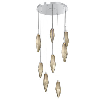 Rock Crystal LED Pendant in Classic Silver (404|CHB0050-08-CS-CB-C01-L1)
