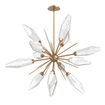 Rock Crystal LED Lantern in Novel Brass (404|CHB0050-0A-NB-CC-001-L3)