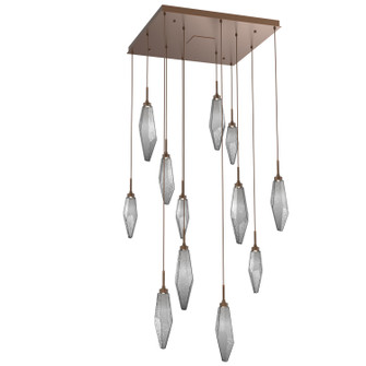 Rock Crystal LED Pendant in Burnished Bronze (404|CHB0050-12-BB-CS-C01-L3)