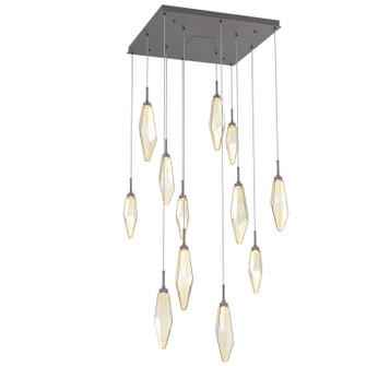 Rock Crystal LED Pendant in Graphite (404|CHB0050-12-GP-CA-C01-L1)