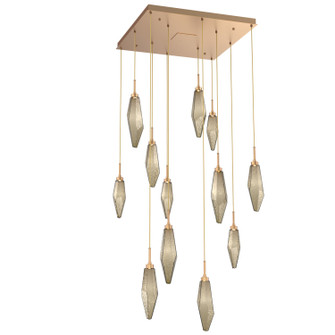 Rock Crystal LED Pendant in Novel Brass (404|CHB0050-12-NB-CB-C01-L3)