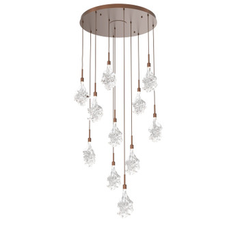 Blossom LED Pendant in Burnished Bronze (404|CHB0059-11-BB-BC-C01-L3)