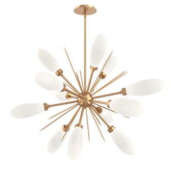 Fiori LED Chandelier in Novel Brass (404|CHB0071-0A-NB-WL-001-L3)