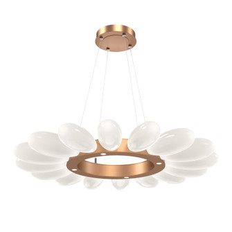 Fiori LED Chandelier in Novel Brass (404|CHB0071-39-NB-WL-CA1-L3)