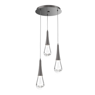 Raindrop LED Pendant in Graphite (404|CHB0078-03-GP-C-C01-L1)