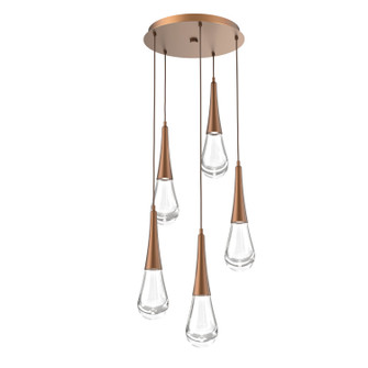 Raindrop LED Pendant in Burnished Bronze (404|CHB0078-05-BB-C-C01-L1)