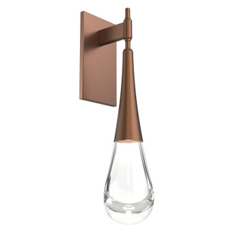 Raindrop LED Wall Sconce in Burnished Bronze (404|IDB0078-01-BB-C-L3)