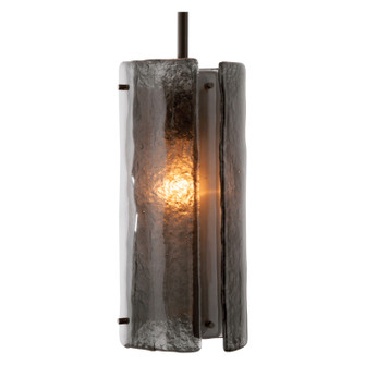 Textured Glass One Light Pendant in Classic Silver (404|LAB0044-12-CS-FR-C01-E2)
