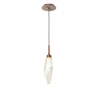 Rock Crystal LED Pendant in Burnished Bronze (404|LAB0050-15-BB-CA-C01-L3)