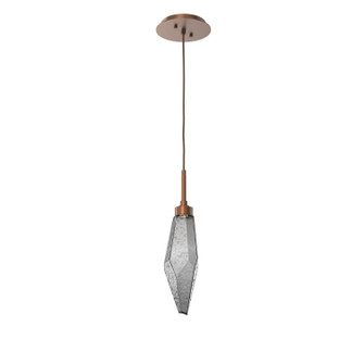 Rock Crystal LED Pendant in Burnished Bronze (404|LAB0050-15-BB-CS-C01-L1)