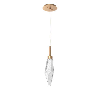 Rock Crystal LED Pendant in Novel Brass (404|LAB0050-15-NB-CC-C01-L3)