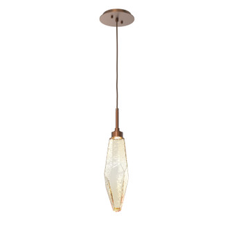 Rock Crystal LED Pendant in Burnished Bronze (404|LAB0050-17-BB-CA-C01-L1)
