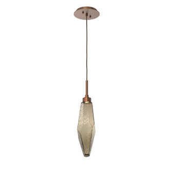 Rock Crystal LED Pendant in Burnished Bronze (404|LAB0050-17-BB-CB-C01-L1)