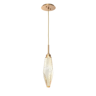 Rock Crystal LED Pendant in Novel Brass (404|LAB0050-17-NB-CA-C01-L1)