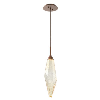 Rock Crystal LED Pendant in Burnished Bronze (404|LAB0050-19-BB-CA-C01-L3)