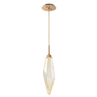 Rock Crystal LED Pendant in Novel Brass (404|LAB0050-19-NB-CA-C01-L1)