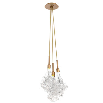 Blossom LED Cluster in Novel Brass (404|LAB0059-0A-NB-BC-C01-L3)