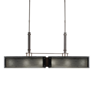 Urban Loft Six Light Linear Chandelier in Graphite (404|PLB0026-0A-GP-SG-001-E2)