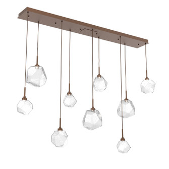 Gem LED Linear Pendant in Burnished Bronze (404|PLB0039-09-BB-C-C01-L3)