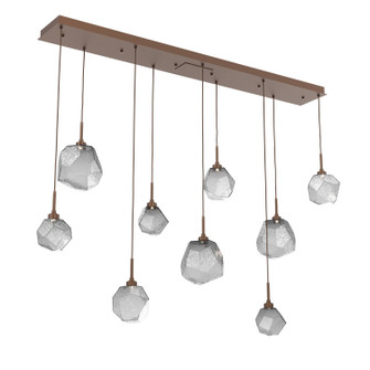 Gem LED Linear Pendant in Burnished Bronze (404|PLB0039-09-BB-S-C01-L3)