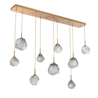 Gem LED Linear Pendant in Novel Brass (404|PLB0039-09-NB-S-C01-L3)