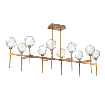 Gem LED Linear Suspension in Novel Brass (404|PLB0039-69-NB-C-001-L3)