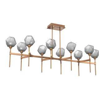 Gem LED Linear Suspension in Novel Brass (404|PLB0039-69-NB-S-001-L3)