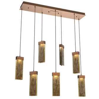 Parallel LED Pendant in Burnished Bronze (404|PLB0042-07-BB-BG-C01-L1)