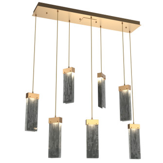 Parallel LED Pendant in Novel Brass (404|PLB0042-07-NB-SG-C01-L1)