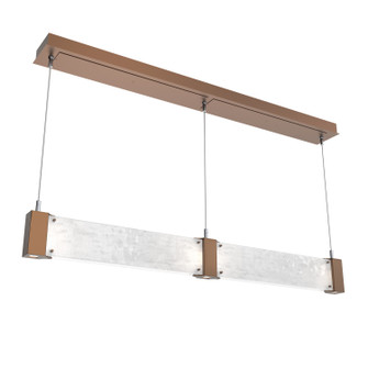 Parallel LED Linear Suspension in Burnished Bronze (404|PLB0042-47-BB-CG-CA1-L1)